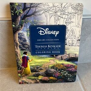 Brand New Thomas Kinkade Disney Adult Coloring Book